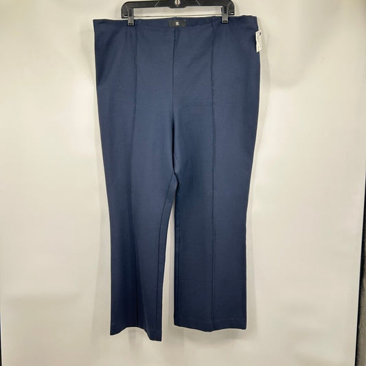 women Banana Republic Skinny Bootcut Ponte Navy Blue Pants XXL
