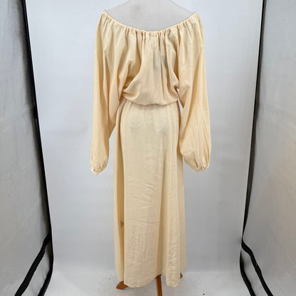 women H&M NWT Lyocell Apricot Cream Dress XS