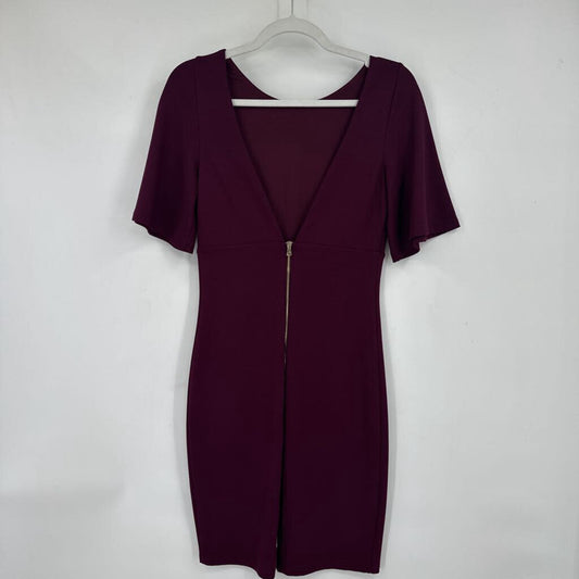 women Ali & Jay Zip Back Sheath Plum Purple Dress S