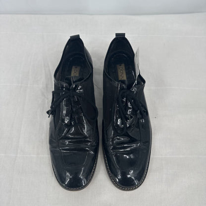 women Donald J Pliner Mesh and Patent Oxford Black Shoes 8
