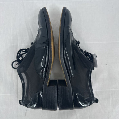 women Donald J Pliner Mesh and Patent Oxford Black Shoes 8