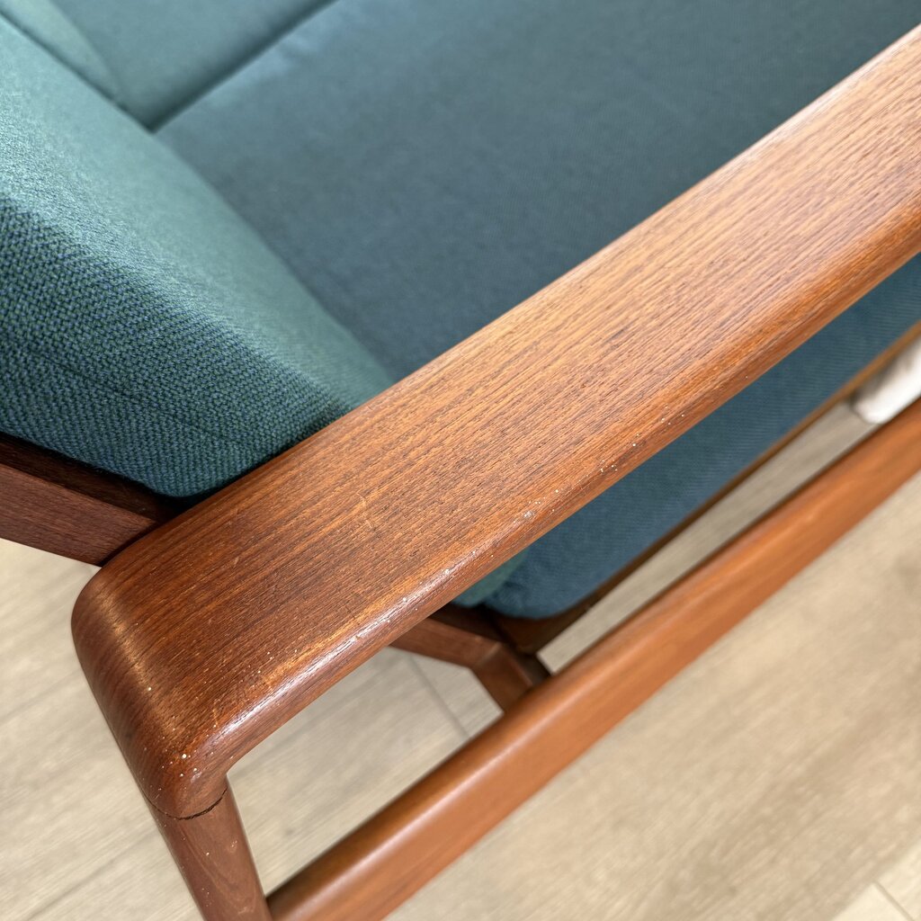 Rare 4-Seater MCM Arne Wahl Iversen Model 35 Teak Sofa Furniture