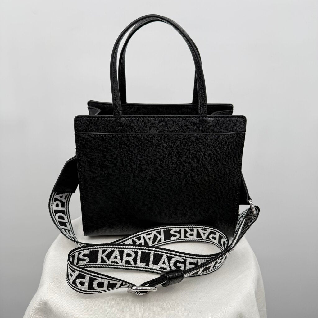 women Karl Lagerfeld NWT Maybelle Satchel Black Purse