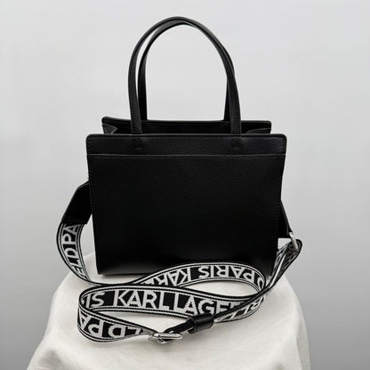 women Karl Lagerfeld NWT Maybelle Satchel Black Purse