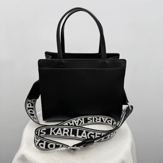 women Karl Lagerfeld NWT Maybelle Satchel Black Purse