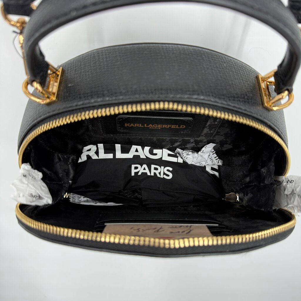 women Karl Lagerfeld NWT Bellamy Crossbody with Cate Pins Black Purse