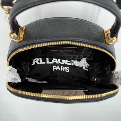 women Karl Lagerfeld NWT Bellamy Crossbody with Cate Pins Black Purse