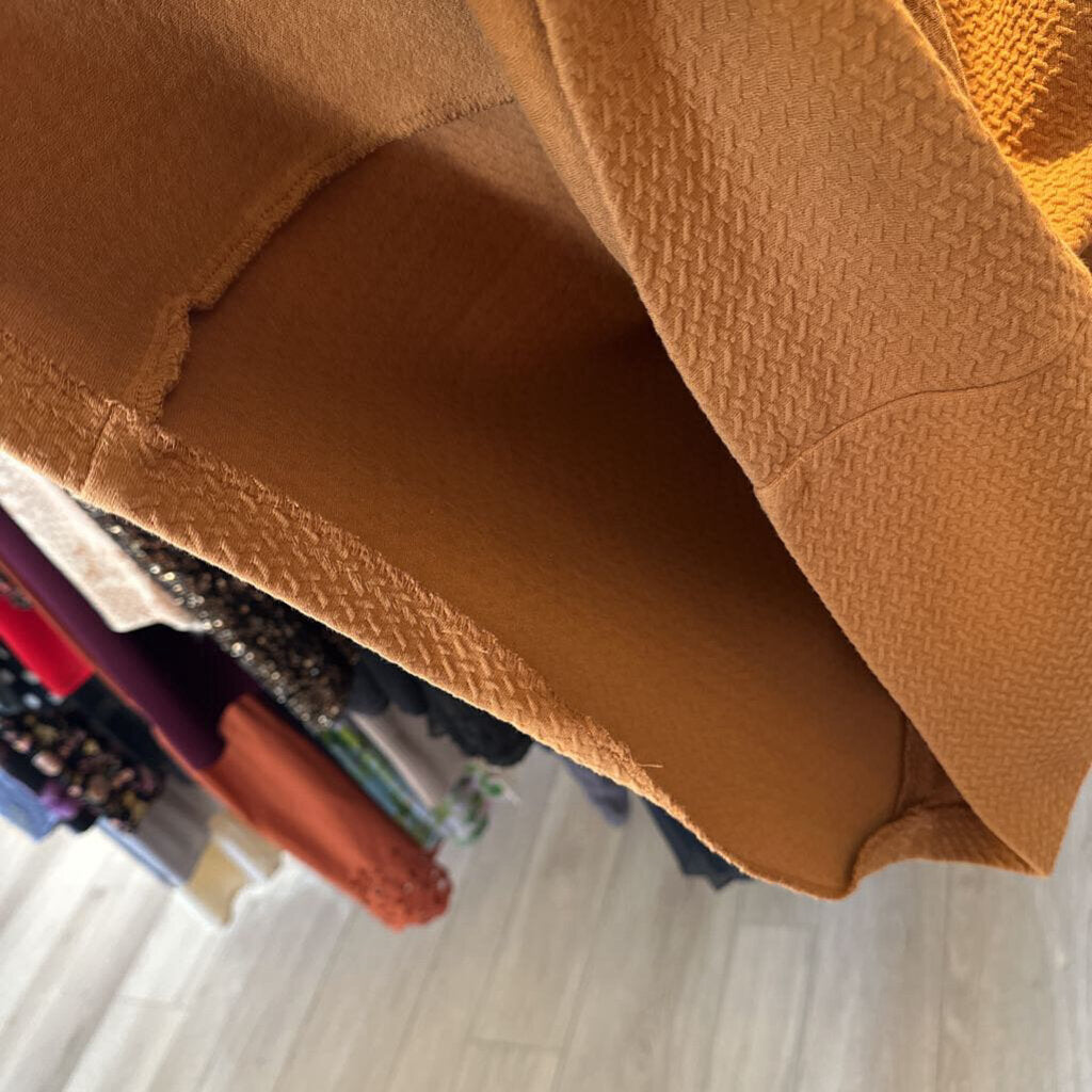 women Ganni Textured Knit Sleeveless chestnut Brown Dress M