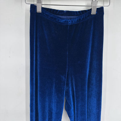 women American Apparel Velour Leggings Blue Pants S