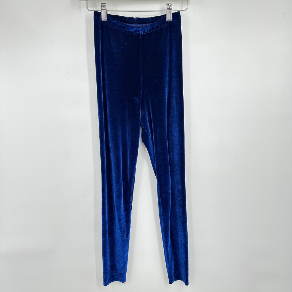 women American Apparel Velour Leggings Blue Pants S