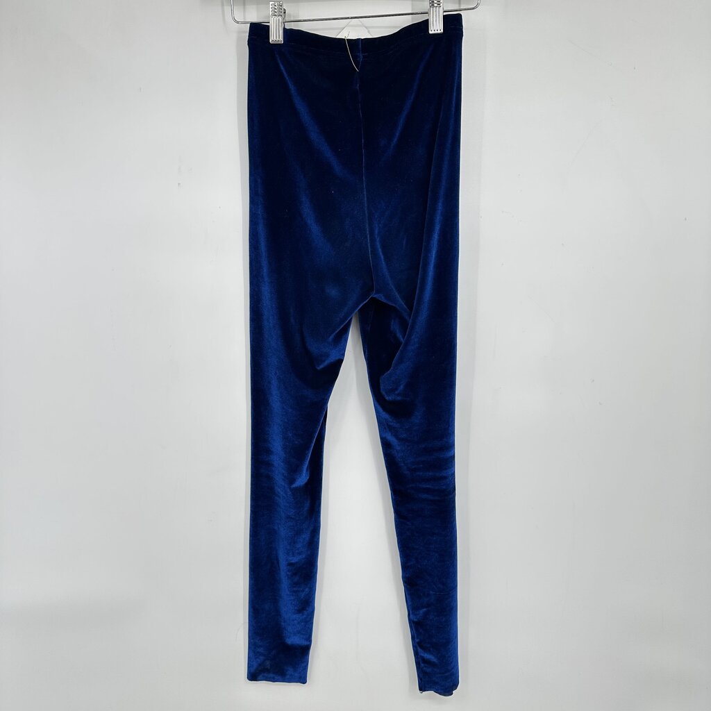 women American Apparel Velour Leggings Blue Pants S