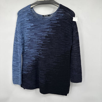women Nic + Zoe Ombre Blue Sweater M