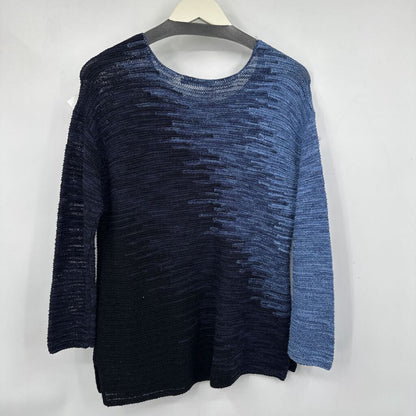 women Nic + Zoe Ombre Blue Sweater M
