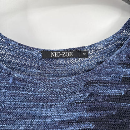 women Nic + Zoe Ombre Blue Sweater M