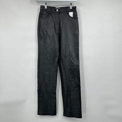 women Wilfred Vegan Python Melina Black Pants 00