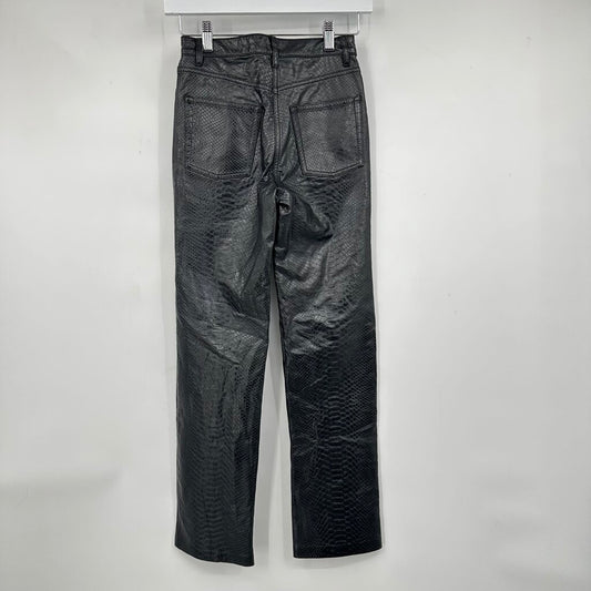 women Wilfred Vegan Python Melina Black Pants 00