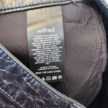 women Wilfred Vegan Python Melina Black Pants 00