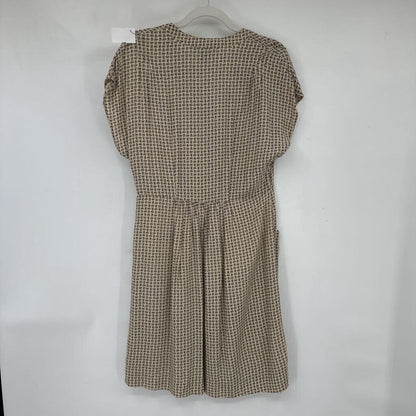 women Lil - Anthro Love Print Cream and Black Dress 8
