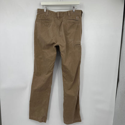 men Carhartt Relaxed Fit Khaki Jeans 34x34