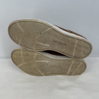 men Rockport Suede Wingtip Sneakers Tan Cream Shoes 9