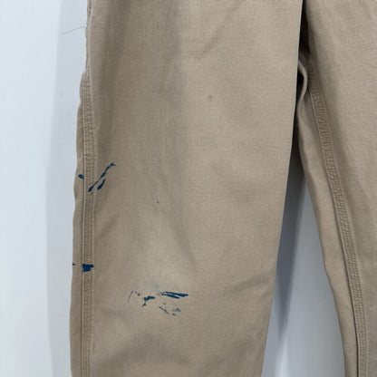 men Carhartt Distressed Dungaree Fit Khaki Jeans 34x34