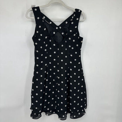 women Scarlett 90's does 50's Polka Dot Mini Black White Vintage 7/8