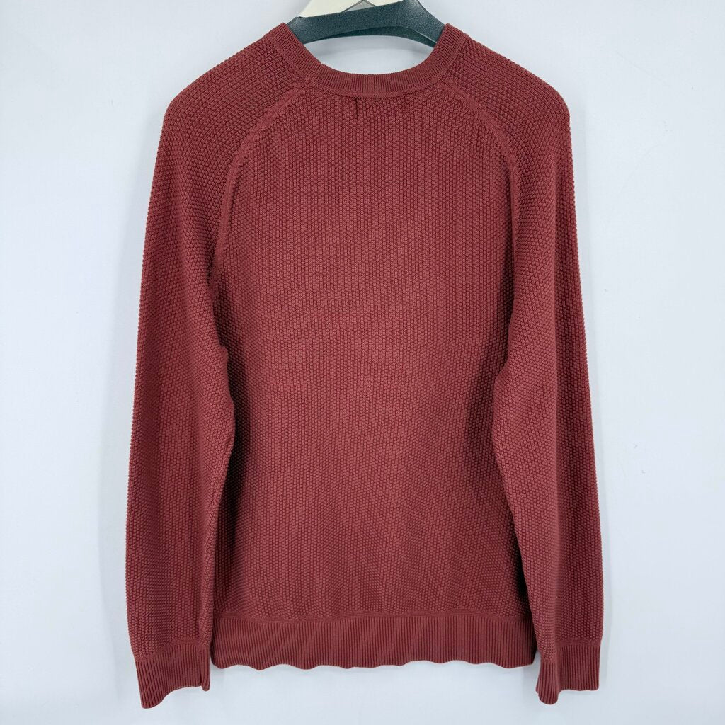 men Industry Textured Crew Dusty Rose Sweater S