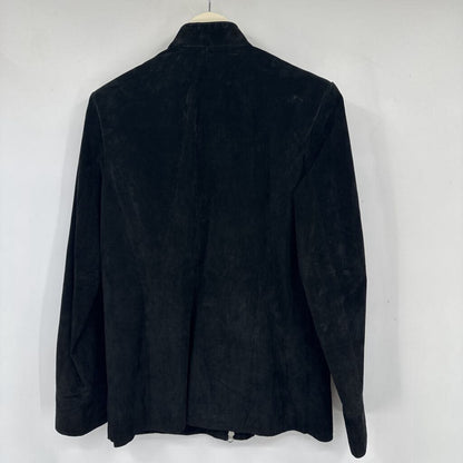 women Caslon Suede Black Jacket M