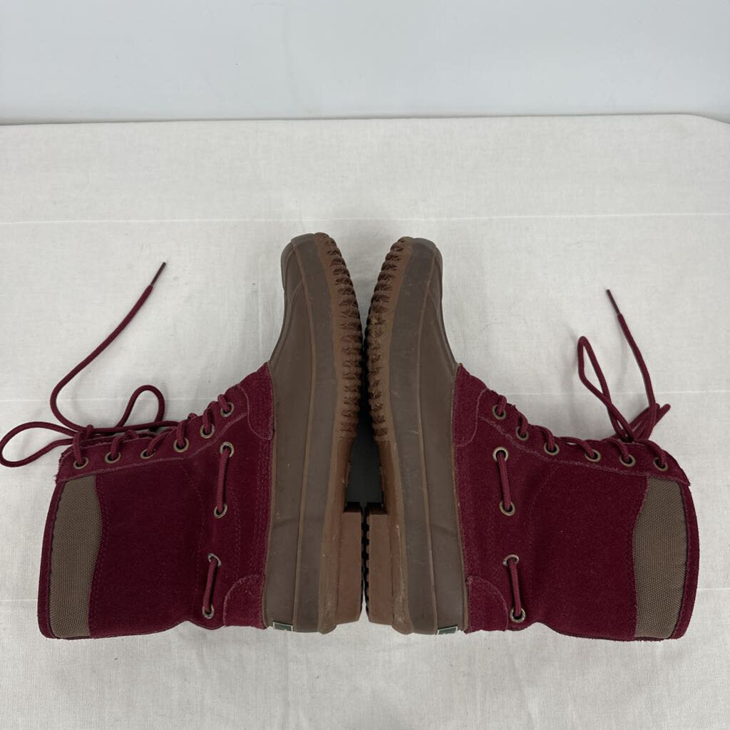 women Bass Pro Shops Duck Boots Wine & Brown Shoes 8