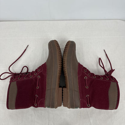 women Bass Pro Shops Duck Boots Wine & Brown Shoes 8