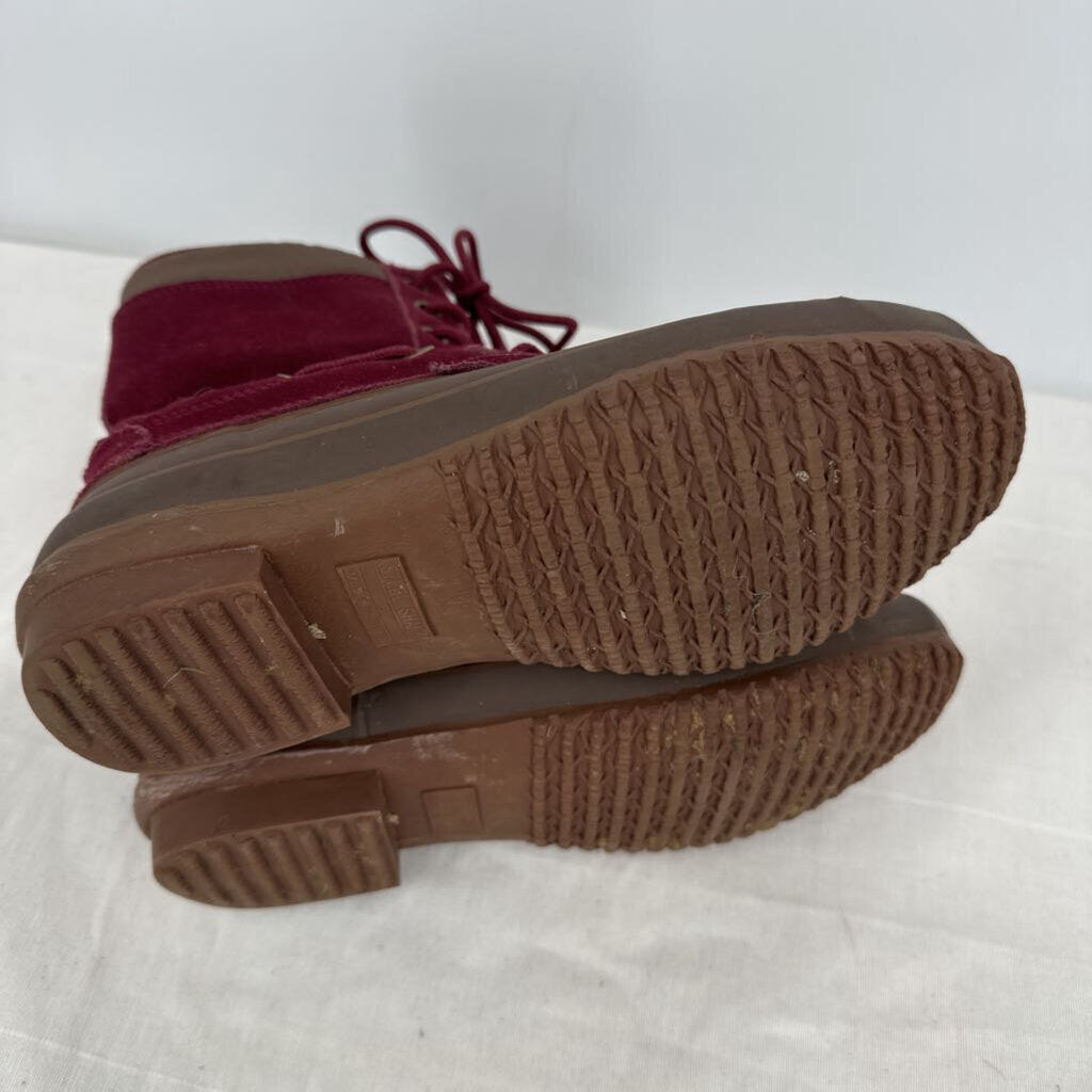 women Bass Pro Shops Duck Boots Wine & Brown Shoes 8
