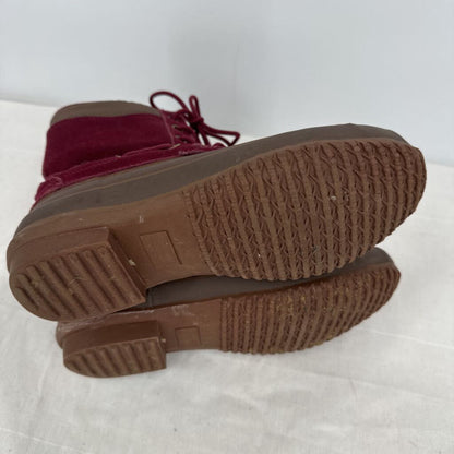women Bass Pro Shops Duck Boots Wine & Brown Shoes 8