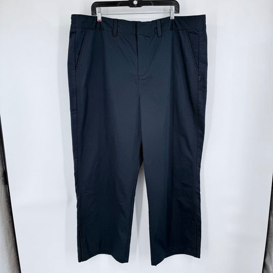 women Nike NWT Standard Fit Mid Rise Full Length Black Pants XXL