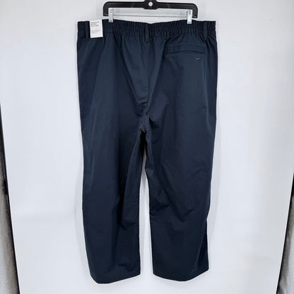 women Nike NWT Standard Fit Mid Rise Full Length Black Pants XXL