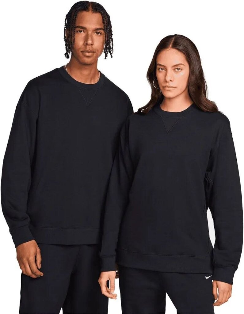 unisex Nike NWT Wool Blend Crewneck Black Sweatshirt XXL