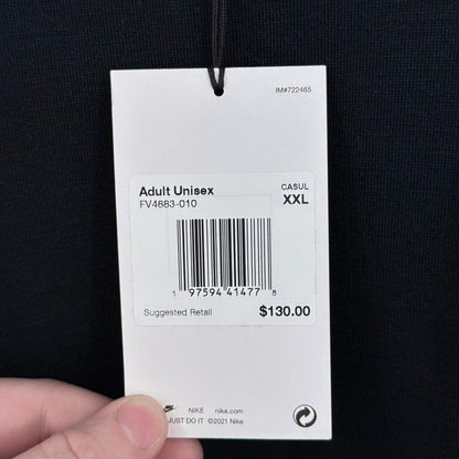 unisex Nike NWT Wool Blend Crewneck Black Sweatshirt XXL