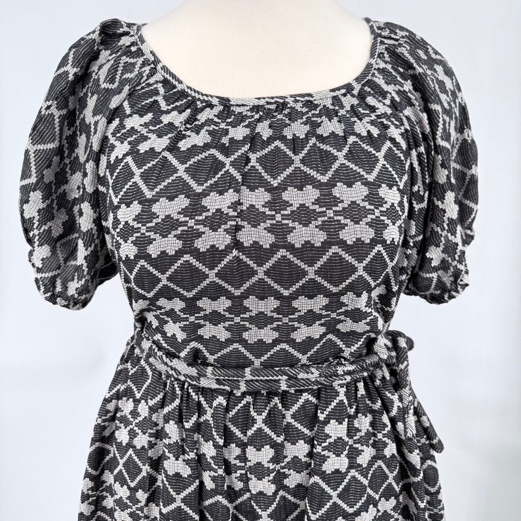 women Ace & Jig NWT Noah Dress in Chantilly Black White Dress 4X
