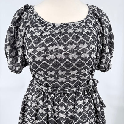 women Ace & Jig NWT Noah Dress in Chantilly Black White Dress 4X