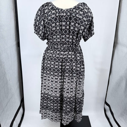 women Ace & Jig NWT Noah Dress in Chantilly Black White Dress 4X