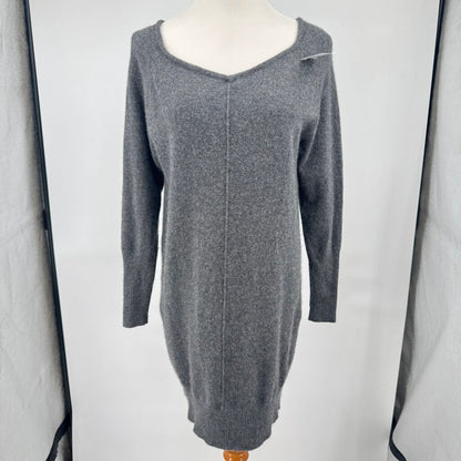 women Athleta Cashmere Sweater Dress Gray Dress M