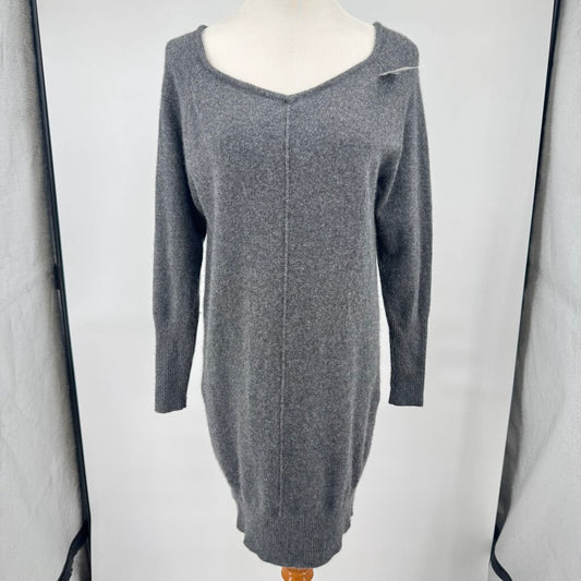 women Athleta Cashmere Sweater Dress Gray Dress M