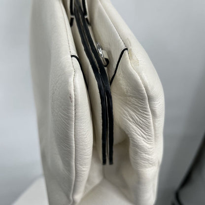 women Calvin Klein Platinum Crossbody Satchel Ivory Purse