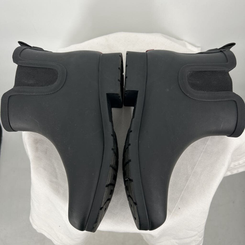 women Chooka Rubber Chelsea Boots Black Shoes 8