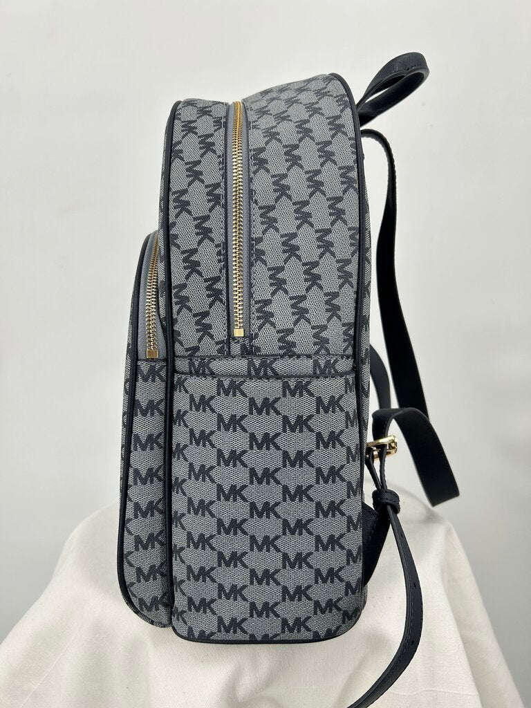 Michael Kors Michael Kors Logo Backpack Navy and Gray Purse