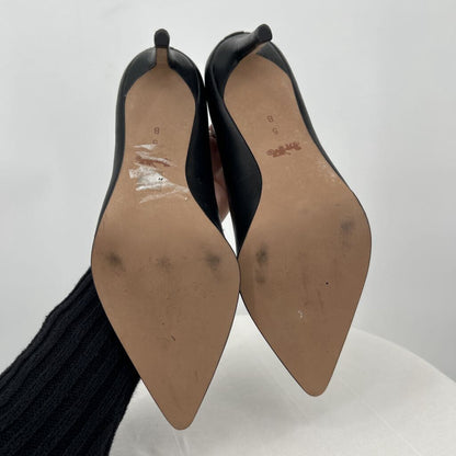 women Coach Samantha Pointed Toe Pumps Black Shoes 5