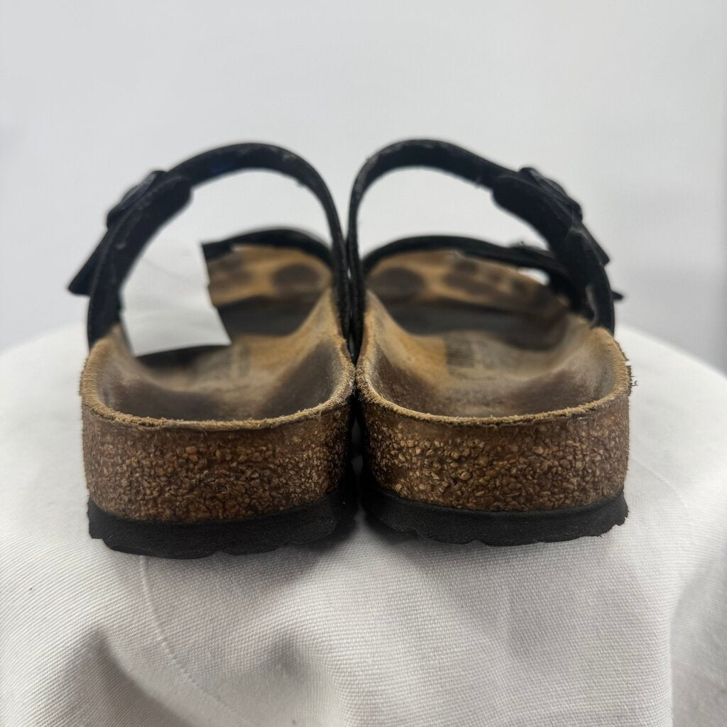 women Birkenstock Franca Patent Sandal Black Shoes 38/7