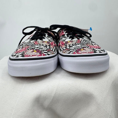 men Vans x Disney NWOT Alice in Wonderland Cheshire Cat Sneakers Pink Black White Shoes 10