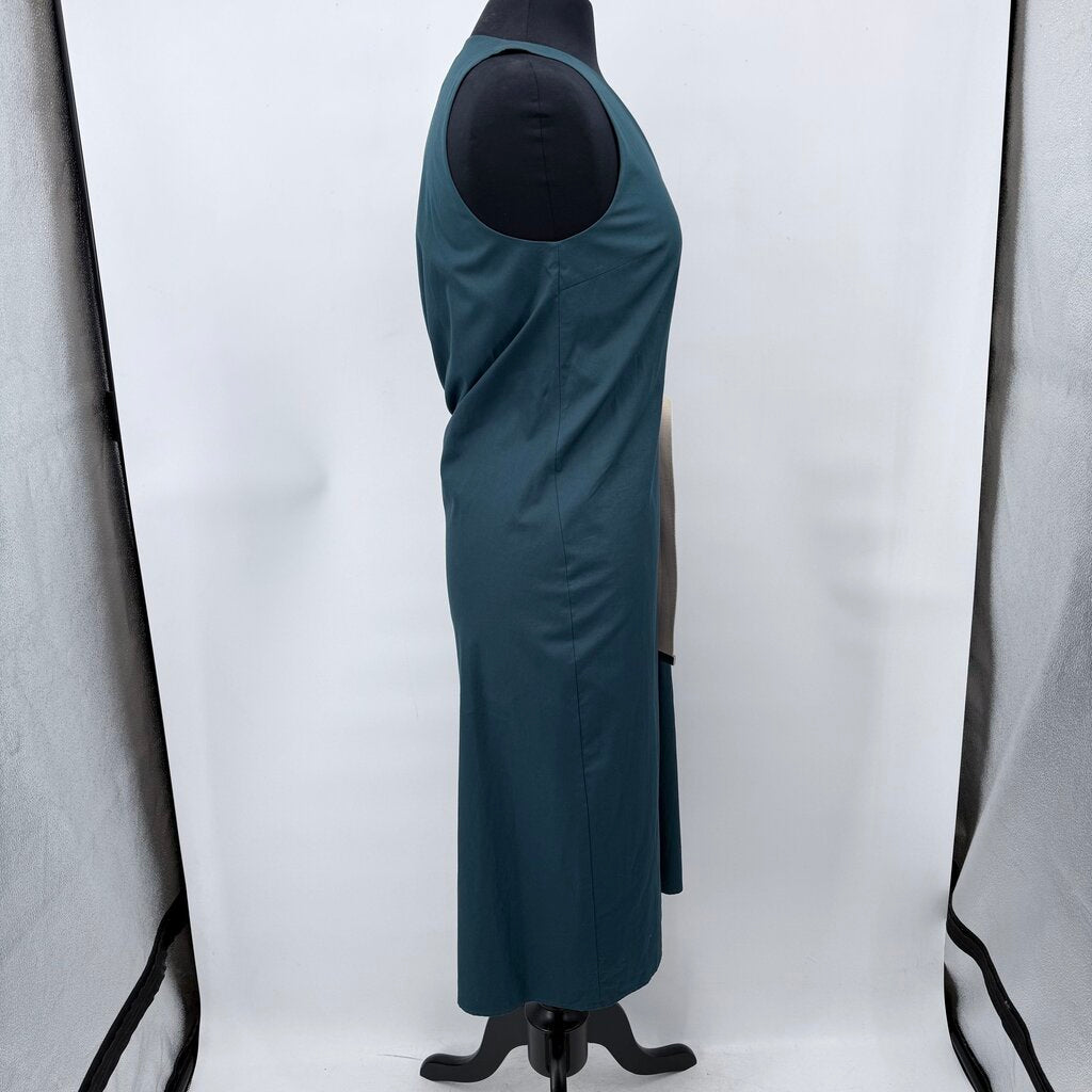 women Acne Studios 2016 Chen Pop Wrap Teal Dress FR 36/US 4