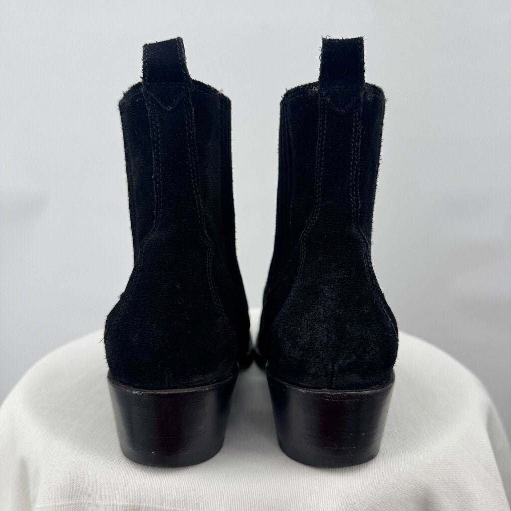 women Frye Diana Suede Chelsea Boots Black Shoes 8