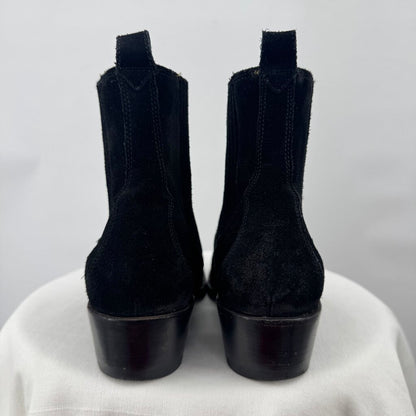 women Frye Diana Suede Chelsea Boots Black Shoes 8